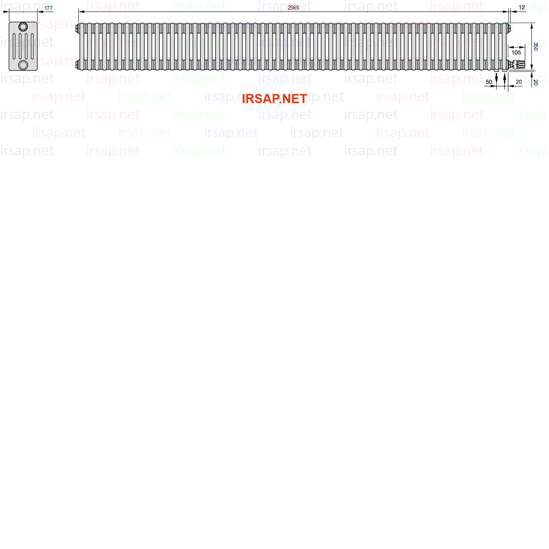 Радиатор IRSAP Tesi 50350/57 T26 CL 01